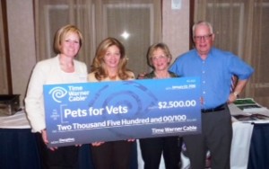 Raising funds for Pets For Vets, Portland Maine.
